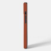 Gebrand Sinaasappel Custom Monogram Case-Mate iPhone Case (Achterkant / Links)