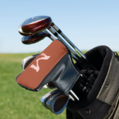 Gebrand Sinaasappel Custom Monogram Golfheadcover (Insitu)
