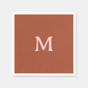 Gebrand Sinaasappel Custom Monogram Servet