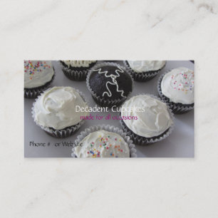Gebrande Cupcakes Visitekaartje