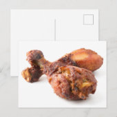 Gebrande kippenbenen briefkaart (Voorkant / Achterkant)