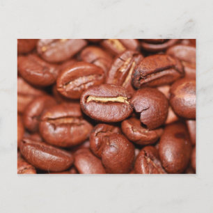 gebrande koffiebonen briefkaart