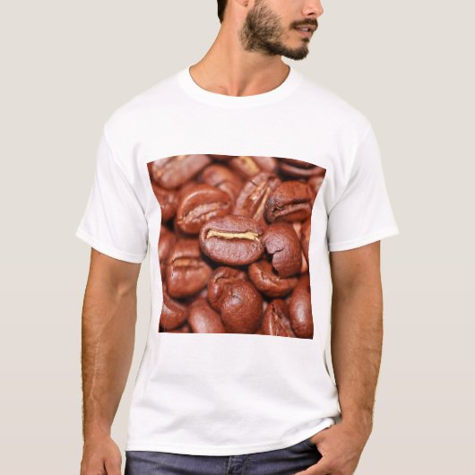 gebrande koffiebonen t-shirt (Voorkant)