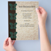 gebrande vlindervlieger flyer (Hand)