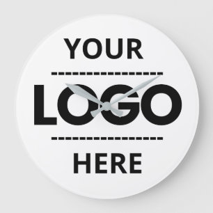 Gebrandmerkt Witte Zakelijk Logo Kantoor Grote Klo Klok