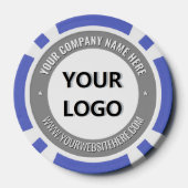 Gebrandmerkt Zakelijk Logo Bedrijfs Poker Chips Vo (Achterkant)