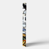 Gebrandschilderd Glas Zwarte Paard Elegantie Case-Mate iPhone Case (Achterkant / Rechts)