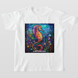 Gebrandschilderd Zeepaardje T-shirt
