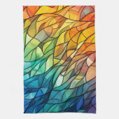 gebrandschilderde glazen theedoeken (Verticaal)