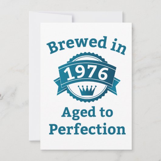 Gebreekt in 1976 Ouderdom tot perfectie Kaart (Voorkant)