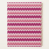 Gebreet Roze Zig Zag Planner (Achterkant)