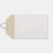 Gebreid door schapen cadeau/ kledinglabel cadeaulabel (Achterkant Horizontaal)