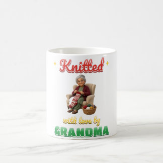 Gebreid met liefde door oma Kerstmug Koffiemok