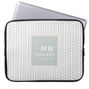 Gebreid patroon Modern Professional Handgemaakt Laptop Sleeve