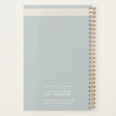 Gebreid patroon Modern Professional Handgemaakt Planner (Achterkant)