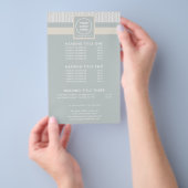 Gebreid patroon Modern Professional Logo Flyer (Hand)