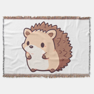 Gebreide Dekentje Met Kawaii Egel