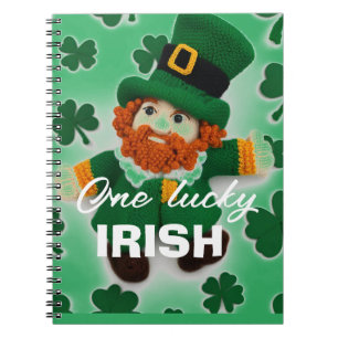 Gebreide kabouter st.Patrick's dag 2024 Notitieboek