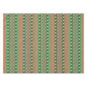 Gebreide kerstbomen Sneeuwvlokken Tafelkleed (Voorkant (Horizontaal))