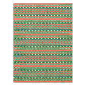 Gebreide kerstbomen Sneeuwvlokken Tafelkleed (Voorkant)