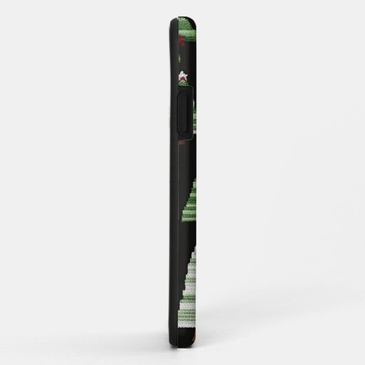 Gebreide kerstboom patroon Case-Mate iPhone case (Achterkant/rechts)