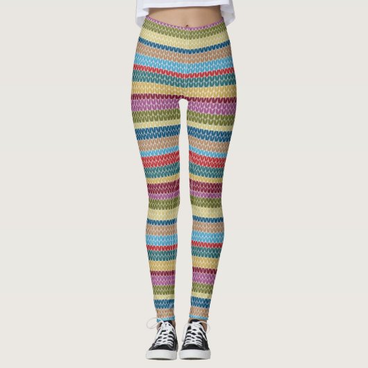 Gebreide Leggings (Voorkant)