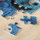 Gebreide monsters legpuzzel (Zijkant)