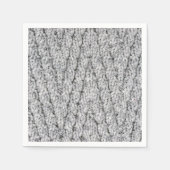 gebreide patroontextuur servet (Voorkant)