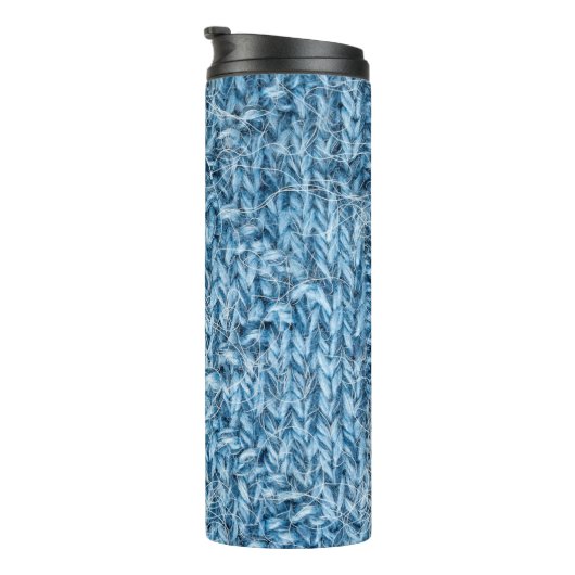 gebreide patroontextuur thermosbeker (Geroteerd rechts)