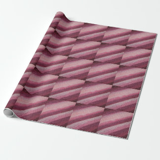 Gebreide stof textuur, paarse-roze abstract. cadeaupapier