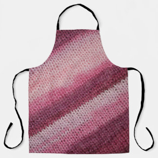 Gebreide stof textuur, paarse-roze abstract. schort