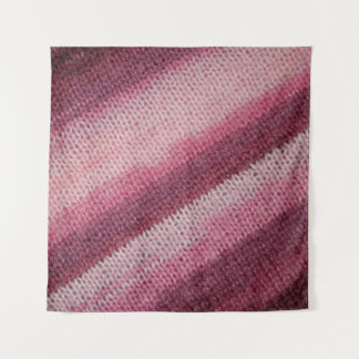 Gebreide stof textuur, paarse-roze abstract. wandkleed