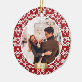 Gebreide versiering keramisch ornament (Links)