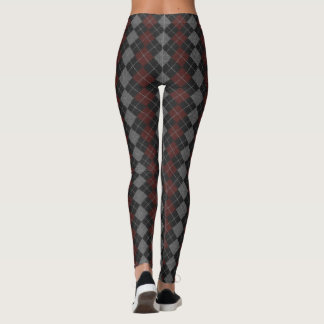 Gebreide wol Pattern Print Leggings