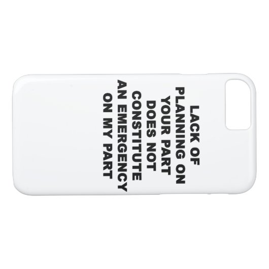 Gebrek aan planning Case-Mate iPhone case (Achterkant (Horizontaal))