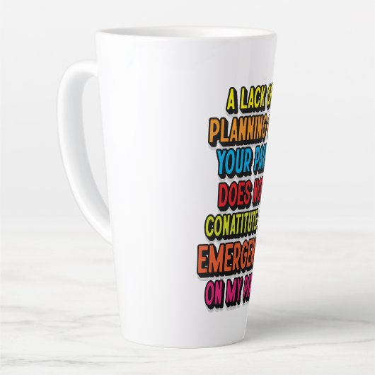 GEBREK AAN PLANNING LATTE MOK (Linkerhoek)