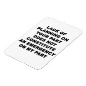 Gebrek aan planning magneet (Linkerzijde)