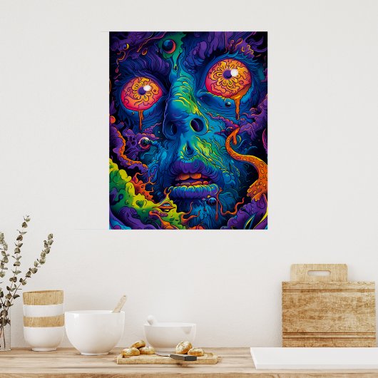 Gebrek aan slaap poster (Keuken)