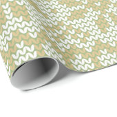 Gebrek Stitch Pattern7 Sage ID208 Cadeaupapier (Rol Hoek)