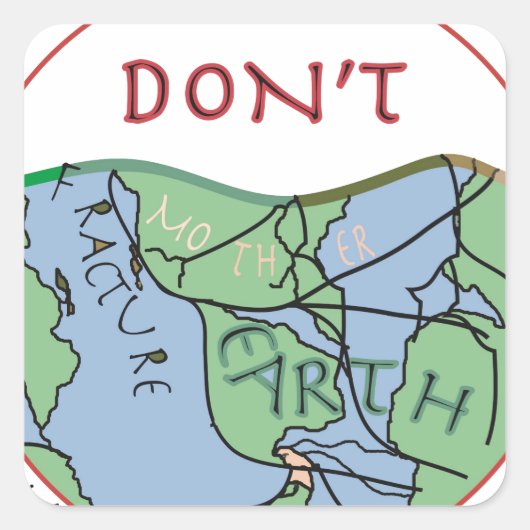 Gebroken Aarde—Edited.jpg Vierkante Sticker (Voorkant)