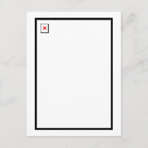 Gebroken Afbeelding Briefkaart