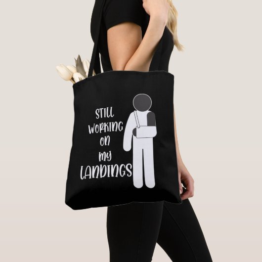 Gebroken arm krijgt een goed Stuntman Kind Draagtas (Dichtbij)