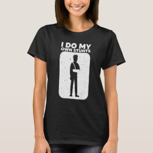 Gebroken arm voor mannen vrouwen kinderen Gebroken T-shirt