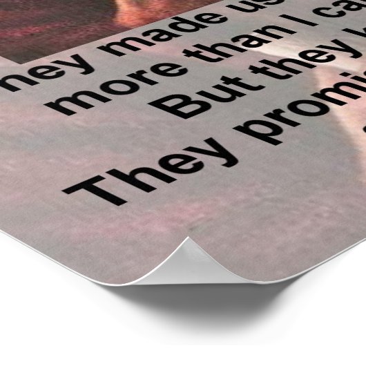 gebroken beloftes poster (Hoek)