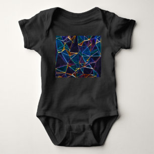 Gebroken bubbels baby-body romper