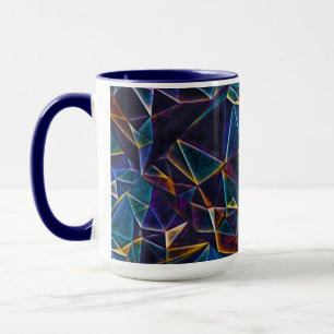 Gebroken bubbels koffie Mok
