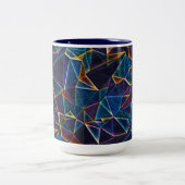 Gebroken bubbels koffie Mok (Center)