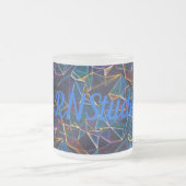 Gebroken bubbels koffie Mok (Center)