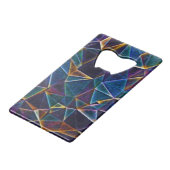 Gebroken bubbels Sleutelhanger Kredietkaart Flessenopener (Achterkant Gekanteld)