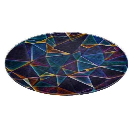 Gebroken bubbelsteentjes snijplank (Hoek)